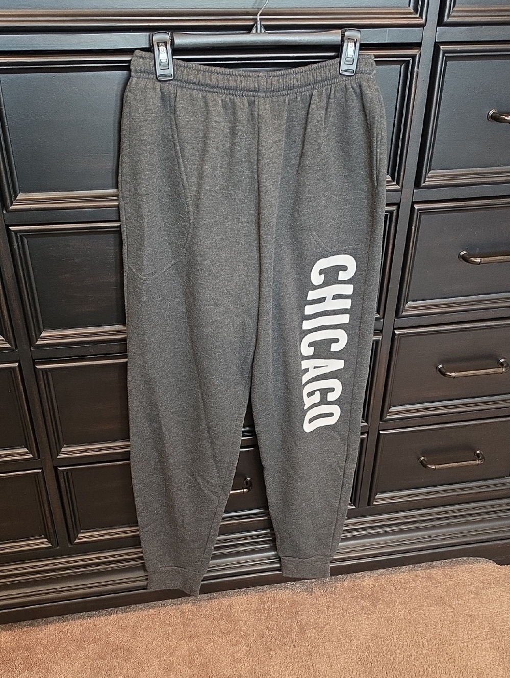Tipsy Charcoal Gray Drawstring Jogger Sweats XL